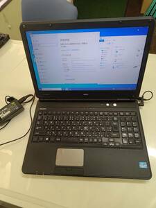 【動作品】NEC/VersaPro VJ24LL-F core i3 メモリ4GB HDD500GB