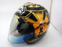 【送料無料】Arai アライ VZ-RAM PEDROSA SAMURAI ペドロサ侍 Mサイズ ミラーシールド＆元箱付き ジェットヘルメット_画像2