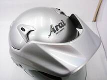 【送料無料】試着程度 美品 2020年製 Arai アライ CTZ CT-Z ALUMINA SILVER アルミナシルバー Mサイズ 元箱付き ジェットヘルメット_画像7