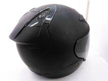 【送料無料】SHOEI ショウエイ J-FORCEⅢ J-FORCE3 Jフォース3 MATTE BLACK マットブラック Lサイズ スモークシールド付き ジェット_画像6