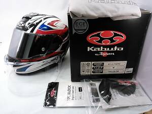 【送料無料】外観良品 OGK KABUTO オージーケー RT-33 RAPID ラピッド Mサイズ ミラーシールド＆元箱付き