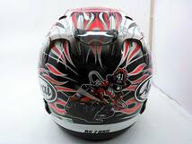 【送料無料】Arai アライ RX-7 RR5 HAGA ハガ 芳賀 Lサイズ スモークシールド付き フルフェイスヘルメット_画像3