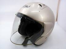 【送料無料】Arai アライ SZ-F SZF SILKY GOLD シルキーゴールド Lサイズ ジェットヘルメット_画像1