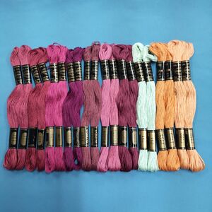 刺繍糸 オリムパス 刺繍糸 25番 20かせ 10色各2かせ