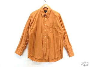 BulcMountain　バルクマウンテン　長袖チェックシャツ　299417　orange L