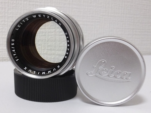 ★Leica ライカ SUMMILUX-M 50mm F1.4 M型レンズ 第2世代 レンズキャップ付き 現状品★