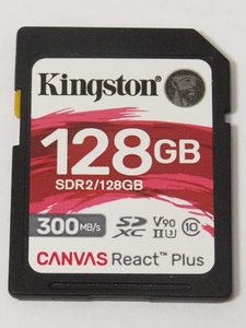 ★Kingston キングストン SDXC SDR2 128GB 300MB/S カードのみ1枚★