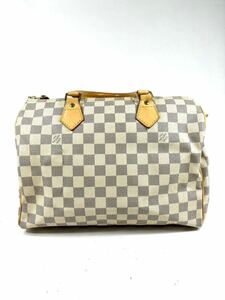 ☆格安☆大人気☆LOUIS VUITTON ルイヴィトン スピーディ30 ハンドバッグ ダミエ アズール N41533 SP0067 型崩れ シミ有 RO