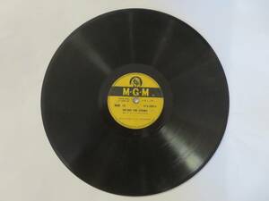 MGM.19 (25cm) 踊るヴアイオリン / ハーレム・ノクターン 昭和レトロ SP盤レコード Made by Nippn Columbia Co., Ltd.,Kawasaki, Japan 