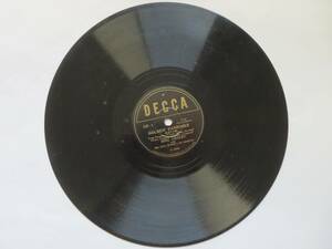 テイチクレコード (25cm) DE-1 DECCA 黄金の耳飾 / バレリーナ MANUFACTURED by TEICHIKU RECORDS CO., LTD. Japan.