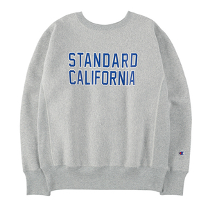 新品 未使用 STANDARD CALIFORNIA スタンダードカリフォルニア × CHAMPION チャンピオン Reverse Weave Crew Sweat 