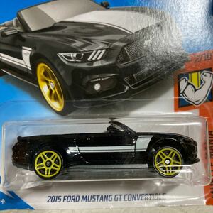 Hot Wheels★2015 FORD MUSTANG GT CONVERTIBLE MUSCLE MANIA★