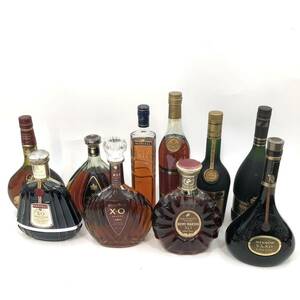 T-12 未開栓 REMY MARTIN レミーマルタン NARTELL マーテル サントリー XO ナポレオン NAPOLEON コニャック COGNAC 10本まとめ 古酒