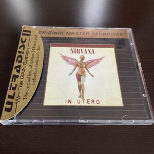 ニルヴァーナ 入手困難 24K ゴールドディスク USプレス NIRVANA 24 Karat gold disc