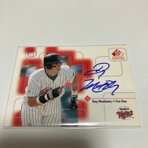 【ダグ・ミントケイビッチ】直筆サインカード 1999 UPPER DECK AUTO SP SIGNATURE EDITION AUTOGRAPH #検索 TOPPS Doug Mientkiewicz