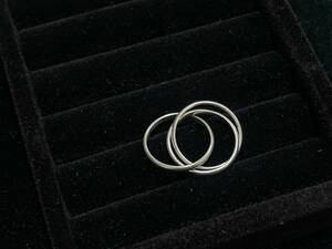 3 ream silver ring ring #8 silver 925 stamp 