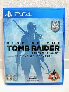 ★送料180円、ディスク美品、即決★ PS4 RISE OF THE TOMB RAIDER ライズ オブ ザ トゥームレイダー レア　ゲーム　ソフト