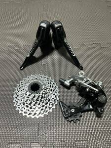 SRAM RIVAL1 ダブルタップレバー フロントシングル 変速コンポセット 11s