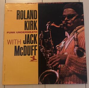 ■ROLAND KIRK with JACK McDuff■ローランドカーク■Funk Underneath / 1LP / 歴史的名盤 / レコード / アナログ盤 / ヴィンテージLP