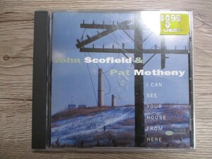 BT　E5　送料無料♪【　John＆Scofield＆Pat Metheny/　Can See Your House From Here　】中古CD　