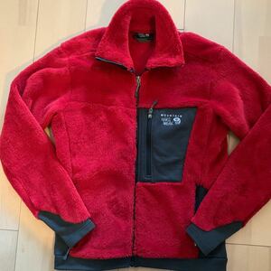 【Mountain Hardwear】マウンテンハードウェア Monkey Man Jacket モンキーマンフリースジャケット M RED OM5381 ポーラテック POLARTEC