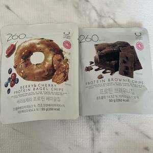  olive Young bagel chip protein brownie set 