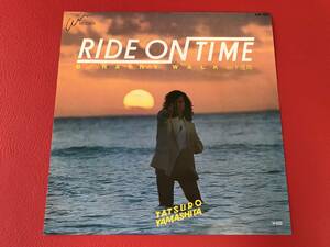 ◆山下達郎/RIDE ON TIME/RAINY WALK/シングルレコード/AIR-503　＃K06YY1