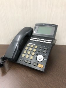 パナソニック VB-F411K-K 12ボタン漢字標準電話機(黒) 中古品
