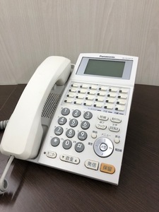 パナソニック VB-F611KP-W 24ボタン漢字アナログ停電電話機(白) 中古品
