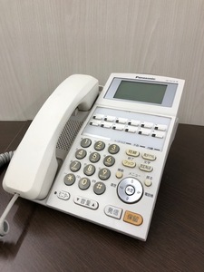 パナソニック VB-F411K-W 12ボタン漢字標準電話機(白)　中古品
