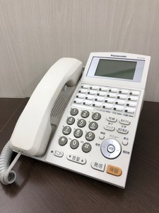 パナソニック VB-F611KA-W 24ボタン標準電話機(白)　中古品