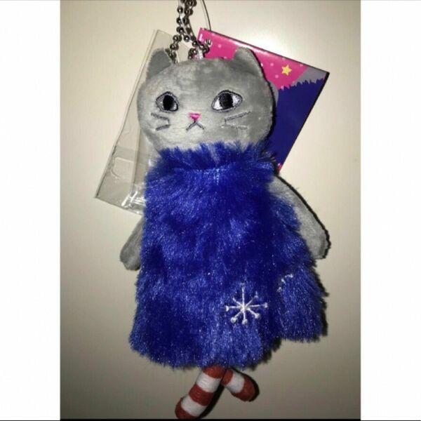 モコ猫ちゃん　2023Christmas Xmas version BAG charm 飴1個KALDI COFFEE FARM