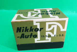 Z-2724# lens case storage box only NIKKOR-AUTO used 