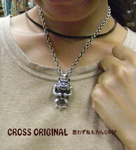 マッチョブル ペンダントトップ メンズ CROSS ORIGINALペンダント トップ Silver925/ブルドッグ犬/ファイター_画像3