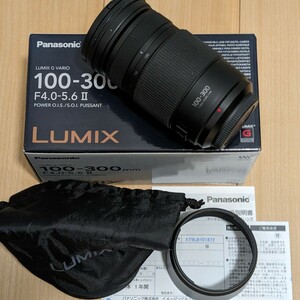 【美品】LUMIX G VARIO 100-300mm/F4.0-5.6 II/POWER O.I.S. H-FSA100300