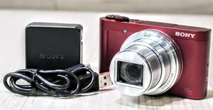 ☆動作品☆SONY　ソニー　デジタルカメラ　Cyber-shot　サイバーショット　 DSC-WX500　ACアダプター バッテリー　ストラップ付属　7M1045