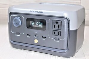 ☆動作品☆EcoFlow(エコフロー)　ポータブル電源　ZMR600-JP(EFR600)　容量256Wh　定格出力は300W　M1116