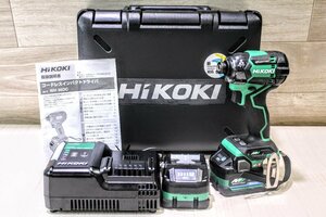 ☆動作品☆HiKOKI　ハイコーキ　コードレスインパクトドライバ　WH 36DC ケース　充電器　バッテリー2点 取扱説明書付属　8M1106