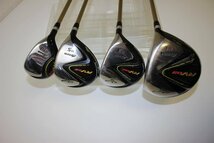 【1円スタート】13H2983　MIZUNO　ミズノ RV03 アイアン 6,8,9.P.G.S 5U 5W 3W 1W PT フレックスR 11本セット_画像3