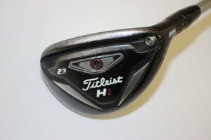 【1円スタート】11H3101　Titleist タイトリスト　816 H1 ユーティリティ23 シャフト Fojikura Titleist MCI 70-S 　フレックスS