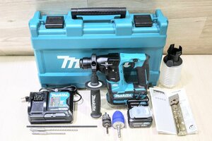 【美品】makita(マキタ) 16㎜ 10.8v充電式ハンマドリル 4.0AhバッテリBL1040Bx2　充電器DC10SA　備品多数　ケース　HR166DSMX 　KT266-100