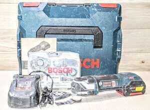 ☆動作品☆BOSCH　ボッシュ　マルチツール　GMF 18V-28　ケース　取扱説明書　充電器　バッテリー　カットソーブレード付属　14M1054