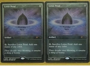 MTG PRM 英語 P 30th エッチングFoil Lotus Petal/水蓮の花びら 2枚セット