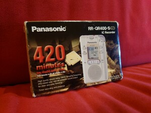 【Panasonic】RR-QR400 PORTABLE IC RECORDER パナソニック　ポータブル　ICレコーダ　録音　松下電器産業