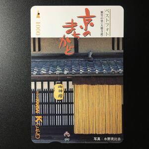 京阪/シリーズカードー京のまちかど「紫竹の里(大徳寺道)」ー2005年発売開始柄ー京阪スルッとKANSAI Kカード(使用済)