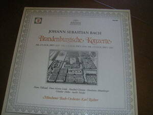 独盤リヒター　ブランデンブルク協２，４，５番　バッハ　あ