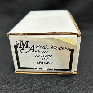 M.A. Scale Models 1/43 ニッサン GTP ZX-T 1990 SEBRING WINNER レジンメタルキット