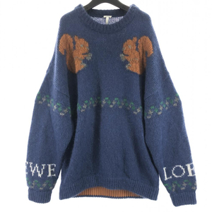 【中古】LOEWE 18AW ジャガードニット sizeS ロエベ[240017596677]