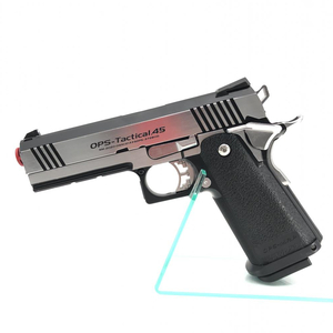 【中古】東京マルイ ハイキャパカスタム デュアル・ステンレス GBB Hi-CAPA Custom DUAL STAINLESS ガスブローバック[240017599117]