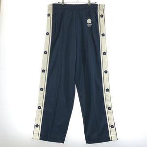 【中古】KENZO　SEASONAL TRACK PANT　FD55PA7474IE　サイズL ネイビー ケンゾー[240017599470]